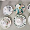 Image 4 : 6 fine china teacups with matching saucers