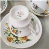 Image 6 : 6 fine china teacups with matching saucers