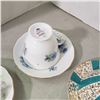 Image 7 : 6 fine china teacups with matching saucers