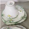 Image 8 : 4 fine china trios teacups with matching saucers