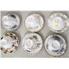 Image 2 : 6 fine china teacups with matching saucers