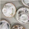 Image 4 : 6 fine china teacups with matching saucers
