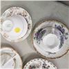 Image 5 : 6 fine china teacups with matching saucers