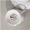 Image 18 : 4 fine china teacups with matching saucers