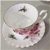 Image 5 : 4 fine china teacups with matching saucers