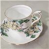 Image 8 : 4 fine china teacups with matching saucers