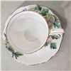 Image 9 : 4 fine china teacups with matching saucers