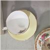 Image 10 : 4 fine china teacups with matching saucers