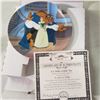 Image 5 : 9 collector plates, includes several disney plates with COA