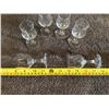 Image 2 : Set of 6 small brandy snifters.  3 1/2" tall
