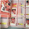 Image 10 : two NHL sticker books , partly filled