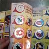 Image 19 : two NHL sticker books , partly filled