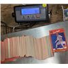 Image 1 : unchecked whole row from box of baseball cards 3 pounds of cards