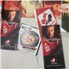 Image 4 : hockey collector lot, includes Gretzky pamphlets team Canada and poster plus more