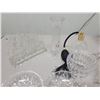 Image 3 : Cut glass candle holders, serving dishes etc & glass vase