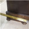 Image 13 : Foreign Mantel Clock 1930 made in Wurtenberg #77593  comes with pendulum and key missing one foot