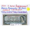 Image 1 : 1954 5 Doillar Replacement Note (Very Fine)
