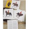 Image 6 : RCMP scarlet tunic collection of books, framed plates and art work -"The three Sergeants / Les Trois