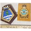 Image 1 : 2 Plaques  Royal Rhodesian Airforce Coat of Arms, Belfast Coat of arms