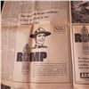 Image 14 : old newspaper collection from RCMP centenniel, the ads in paper are are mostly large RCMP Newspaper 