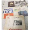 Image 1 : old newspaper collection from RCMP centenniel, the ads in paper are are mostly large RCMP Newspaper 