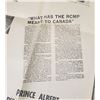 Image 8 : old newspaper collection from RCMP centenniel, the ads in paper are are mostly large RCMP Newspaper 