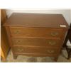 Image 1 : 3 drawer Oak Dresser 35Wx18Dx32Tall