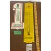 Image 1 : 2 Thermometers - B.P. Oil + JD-No Glass