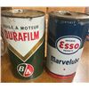 Image 4 : 2 oil Tins - Esso and BIA DuraFilm