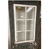 Image 2 : Vintage Door 32" x 80" 6 pane window and mail slot