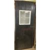 Image 1 : Vintage Door - V Joint Board 4 pane window old Hardware 33 1/2 x 83"