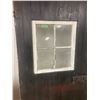 Image 2 : Vintage Door - V Joint Board 4 pane window old Hardware 33 1/2 x 83"