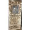 Image 4 : Vintage Door - V Joint Board 4 pane window old Hardware 33 1/2 x 83"