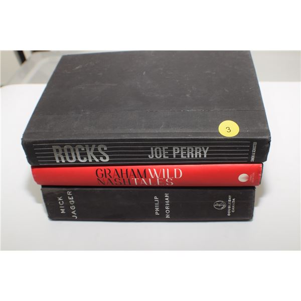 3 X Rocks Books