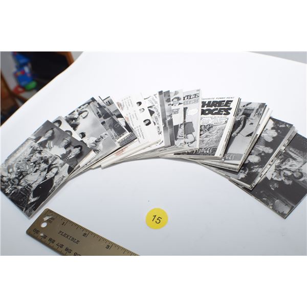 Large Lot - 3 Stooges Trading Cards