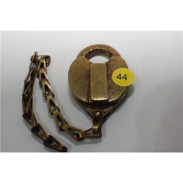 Brass Corbin Railway Lock