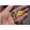 Image 1 : Antique Brass CPR Railway Key