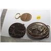 Image 1 : 1980 & 1978 Hesston Belt Buckles & Keychain