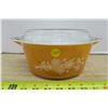 Image 1 : Large Gold Colored Pyrex Casserole Dish - With Lid