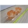 Image 3 : Peach Lustre Cream and Sugar Set