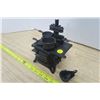 Image 3 : Minature Cast Iron Cookstove With Pots, Frypan, and Coal Skuttle