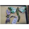 Image 3 : Enamelled and Sterling dragonflies (2)