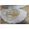 Image 2 : Faux pearl necklaces (2) in scalloped box