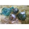 Image 6 : Lot of glass garden balls (4)