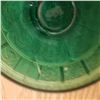 Image 3 : Teal Doric and Pansy cup and saucer, 1937-38, (depression glass)