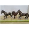 Image 1 : Lot of horses, two Belgian & Breyer quarterhorse