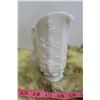 Image 2 : Milk glass Panelled Grape pitcher, Westmoreland Glass Company