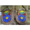 Image 4 : 454. Pair of beaded moccasins, 11” heel to toe