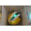 Image 2 : 475. Box of decorated satin Christmas balls