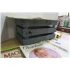 Image 2 : Wood fruit box with 1930’s MacLean’s magazines (11)